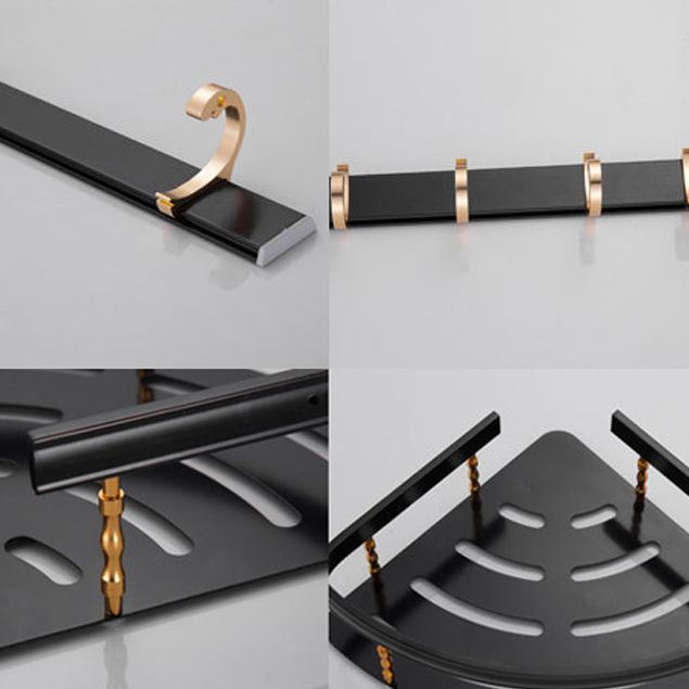 BowLift | Contemporary black bathroom accessories as a single piece or in a set