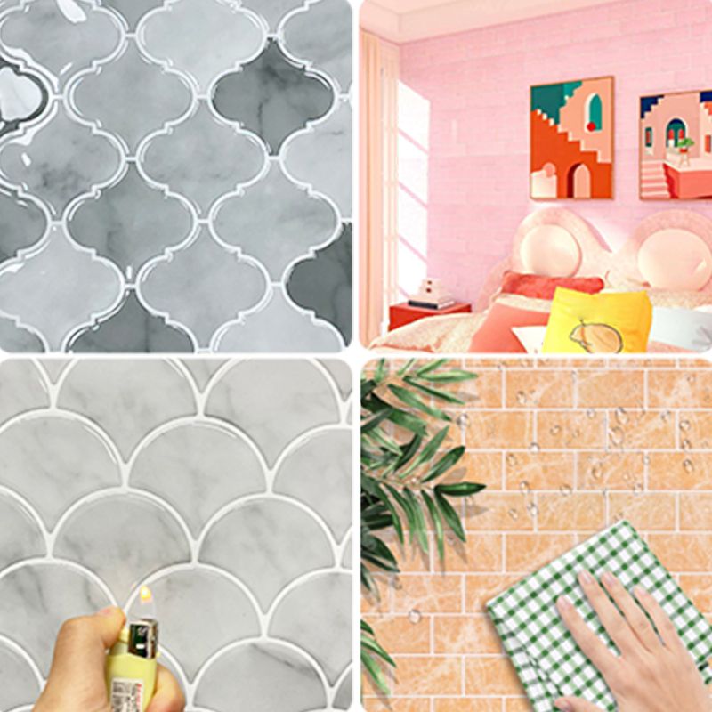 BowLift | Peel & Stick Subway Tiles Plastic Stain Resistant Peel & Stick Subway Tiles 5-Pack