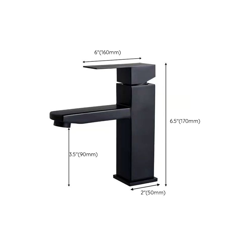 BowLift | Basic Centered Sink Faucet Monochrome Faucet Sink Bathroom Faucet