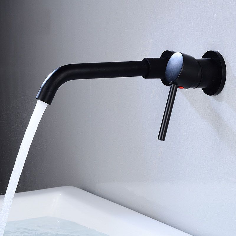 BowLift | Wall mounted metal bathtub faucet single lever swivel bathtub tap trim