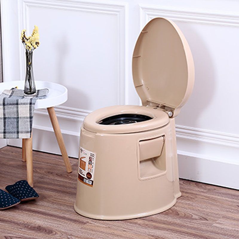 BowLift | Contemporary Plastic Floor-Mounted Toilet Bowl with Seat for the Bathroom