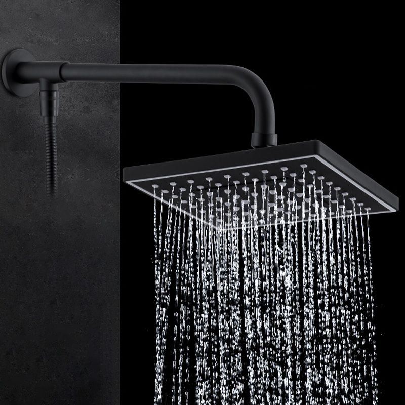 BowLift | Contemporary Style Shower Head Plastic Fixed Shower Head in Round and Square Shape