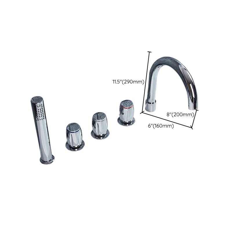 BowLift | Contemporary Style Bathroom Faucet Metal Deck Mounted Bathroom Faucet