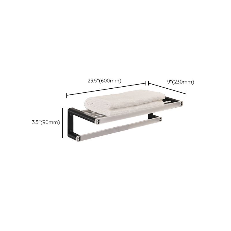 BowLift | Metal and acrylic bathroom accessories as a single piece or in a set in black