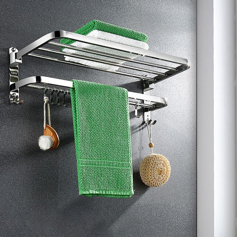 BowLift | Classic Polished Chrome Bathroom Accessory Set Towel Holder/Paper Holder/Robe Hooks Included