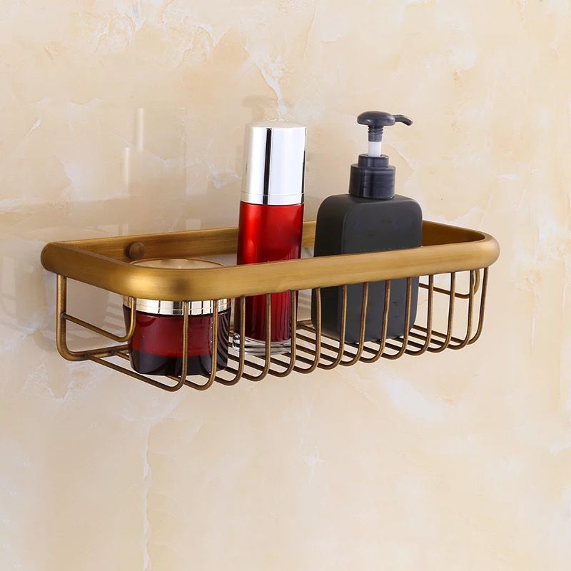 BowLift | 4-piece traditional bathroom accessory set Gold Brass bathroom accessory hardware set