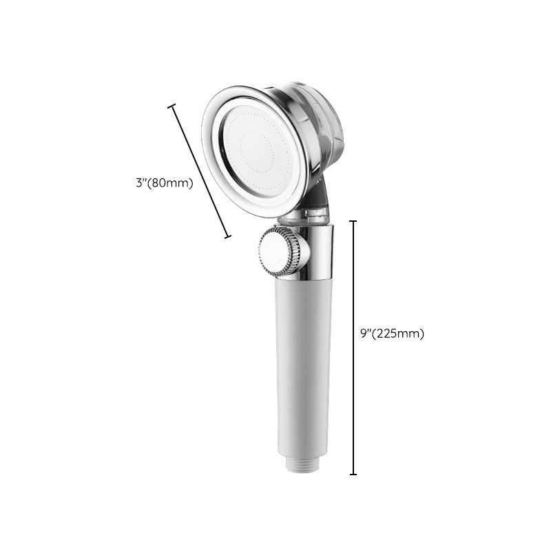 BowLift | Modern Standard Shower Head Round Metal Adjustable Spray Pattern Shower Head