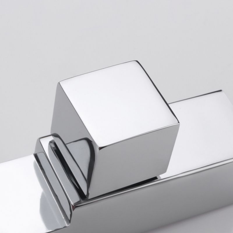 BowLift | Contemporary Wall Mounted Bathroom Faucet Handle Knob Solid Brass Square Faucet