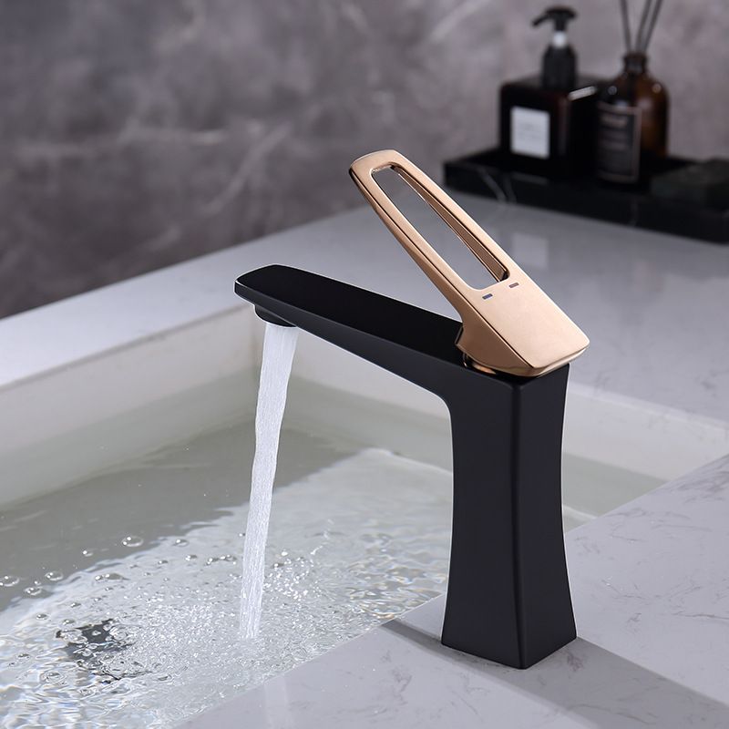 BowLift | Glam Vessel Sink Faucet Brass Lever Handles with Drain Assembly Sink Mixer