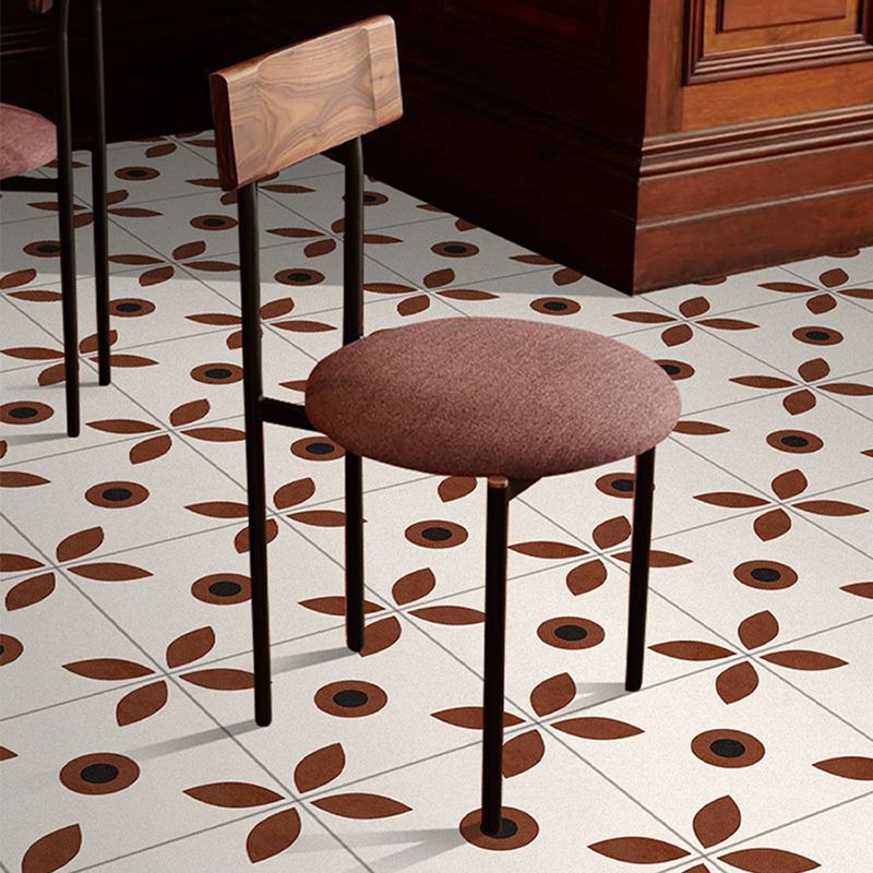 BowLift | Indoor Vinyl Flooring Floral Pattern Peel and Stick Waterproof Square Vinyl Floor