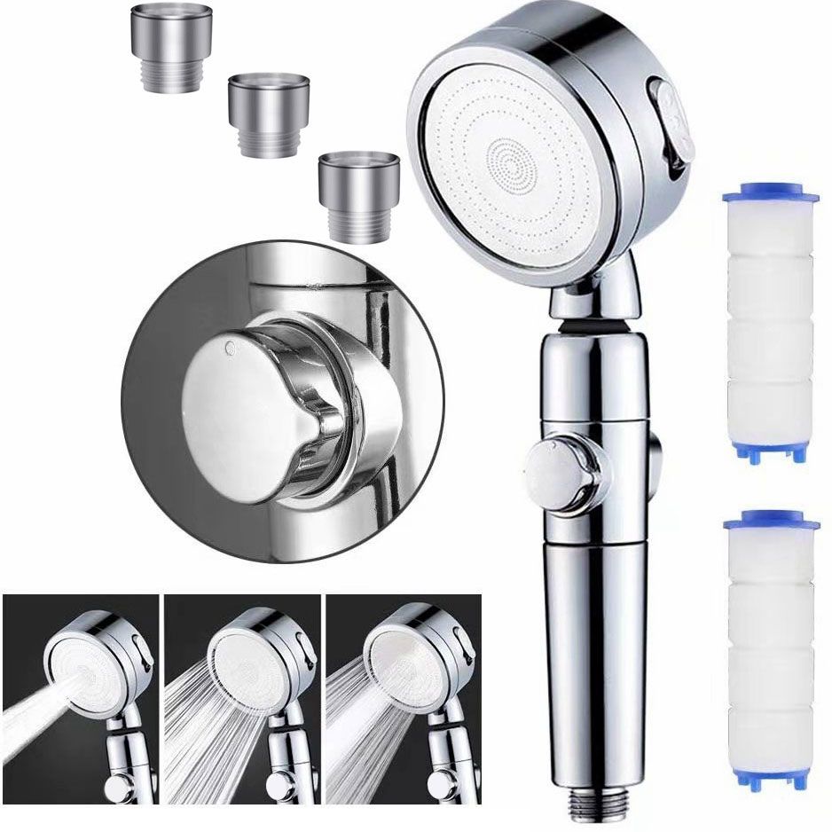 BowLift | Modern Handheld Supercharged Showerhead Round 3 Settings Spray Head