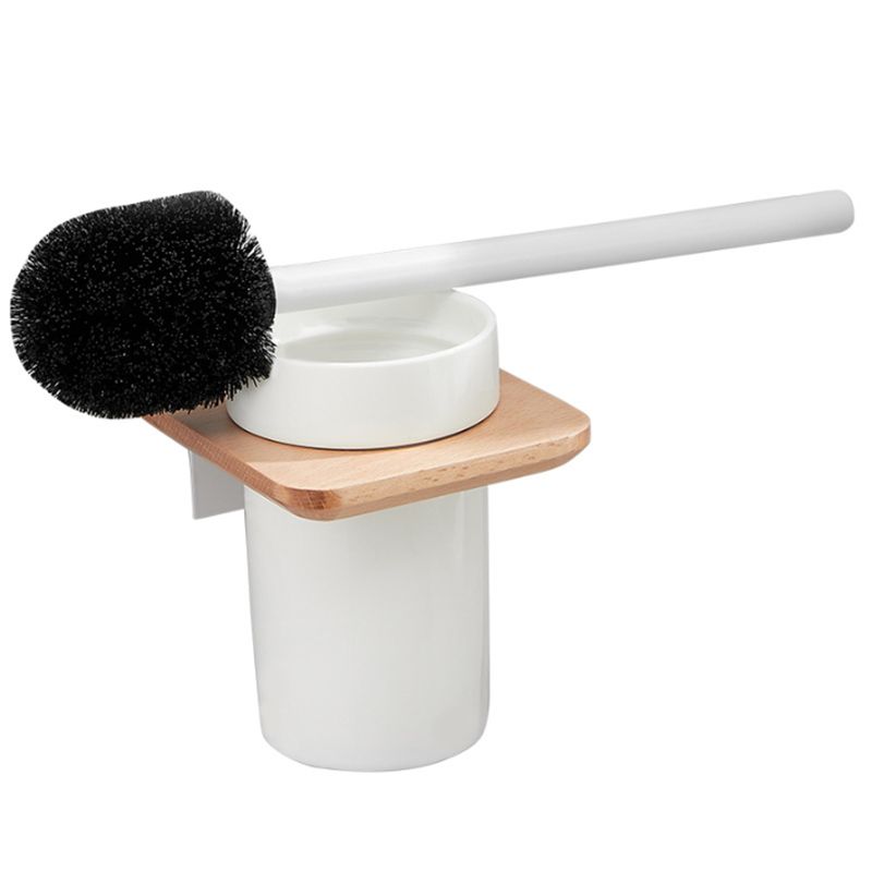 BowLift | White Bathroom Set Solid Wood & Aluminium Bathroom Accessories individually or as a set