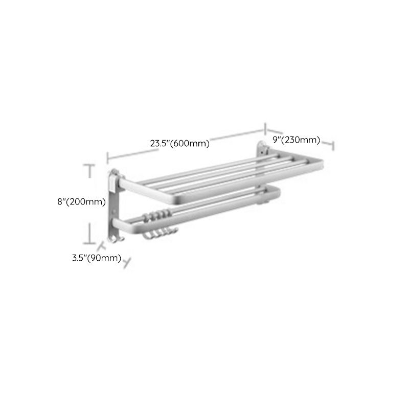BowLift | Aluminium Bathroom Accessories Set Modern White Bathroom Accessories Set