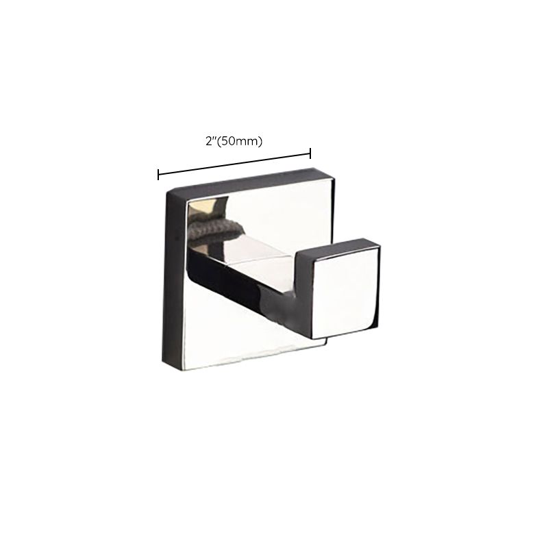 BowLift | Polished Chrome Modern Bathroom Accessory Set made of Stainless Steel Towel Holder/Soap Dish