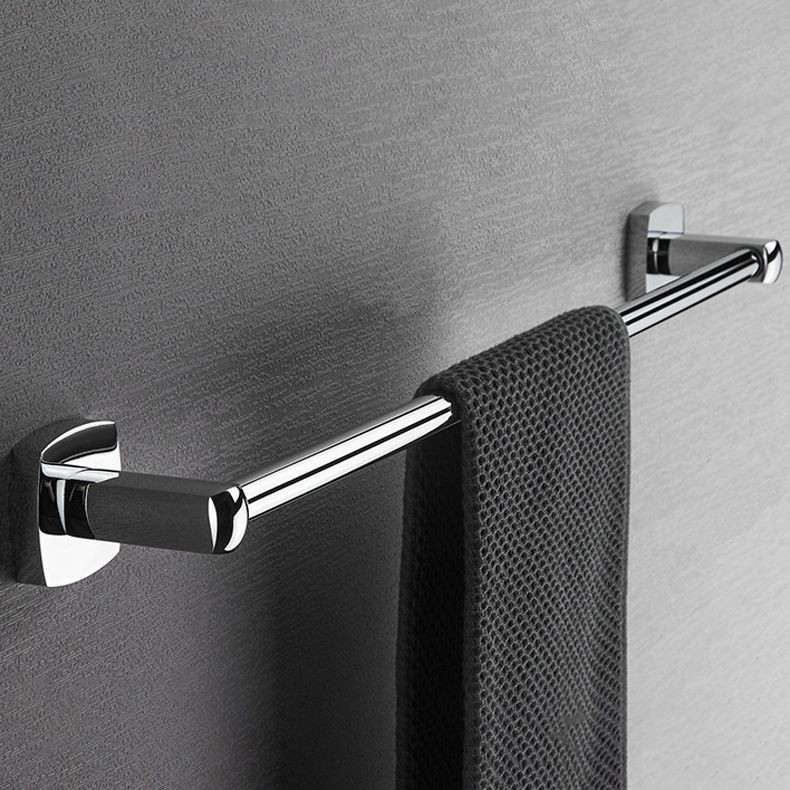BowLift | Polished Chrome Modernism Bathroom Accessory Set Bath Shelf / Towel Bar / Bathrobe Hook Included