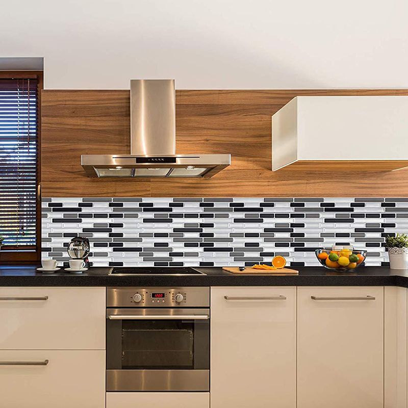 BowLift | Peel & Stick Subway Tile Stain Resistant Plastic Rectangle Peel and Stick Tile 2-Pack