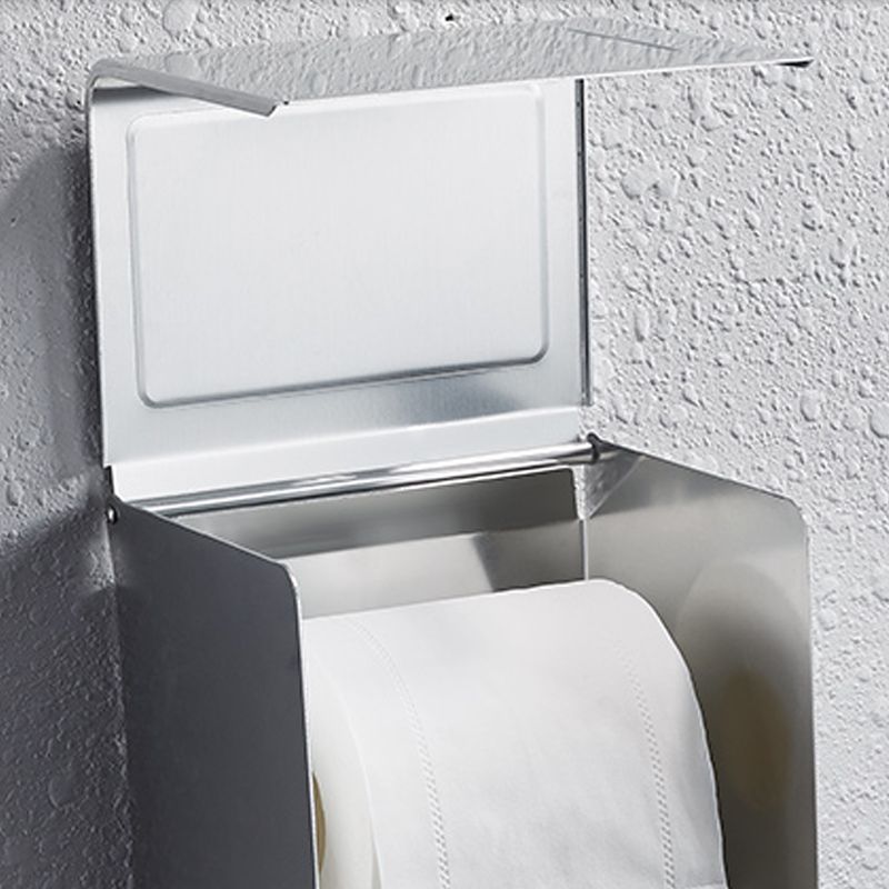 BowLift | Contemporary bathroom accessory set made of aluminum with towel holder/bath shelf