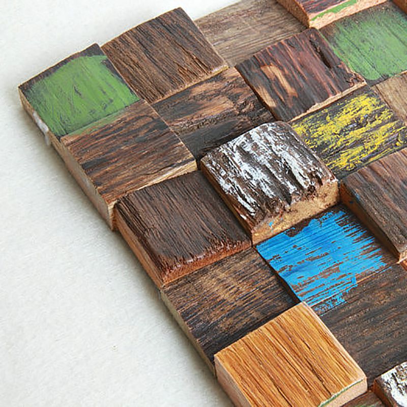 BowLift | Wall cladding wood shiplap mosaic modern interior wall cladding