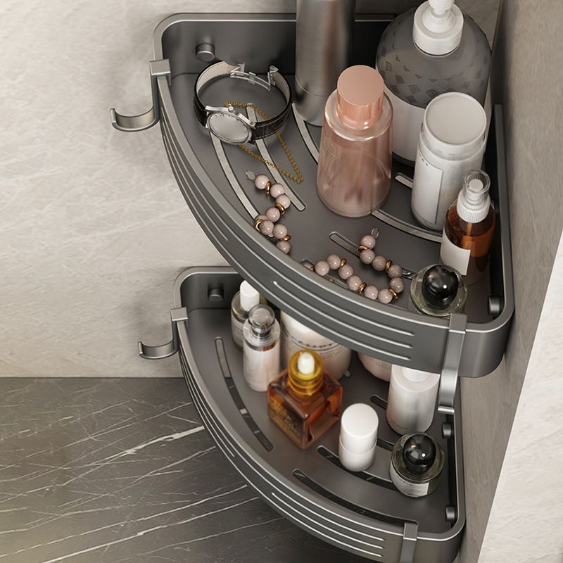 BowLift | 3-piece bathroom accessory set Contemporary aluminum bathroom shelf