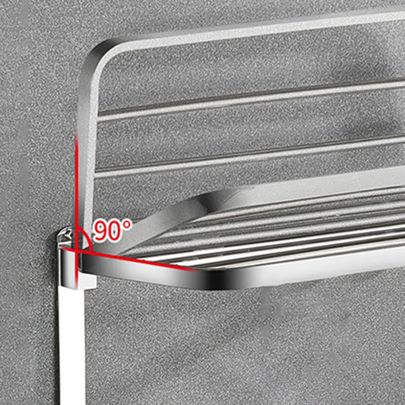 BowLift | Classic Polished Chrome Bathroom Accessory Set Towel Rail/Paper Holder/Bathrobe Hook Included