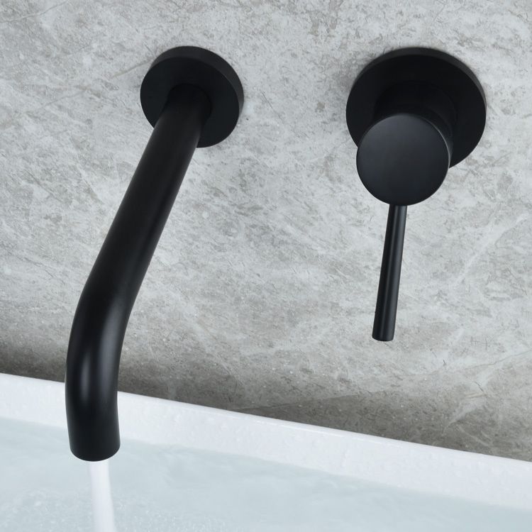 BowLift | Wall-mounted Bronze Bathtub Filler Double Handles Bathtub Spout Bathtub Faucet Trim