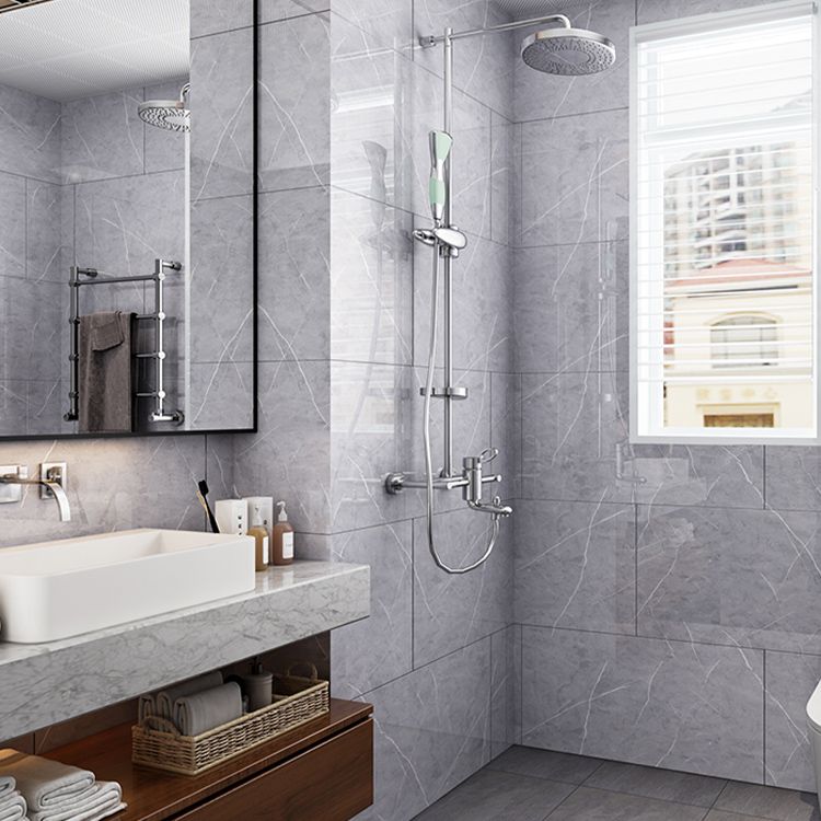 BowLift | Polygon Peel and Stick Back Wall Tiles PVC Peel and Stick Tiles for Kitchen and Bathroom
