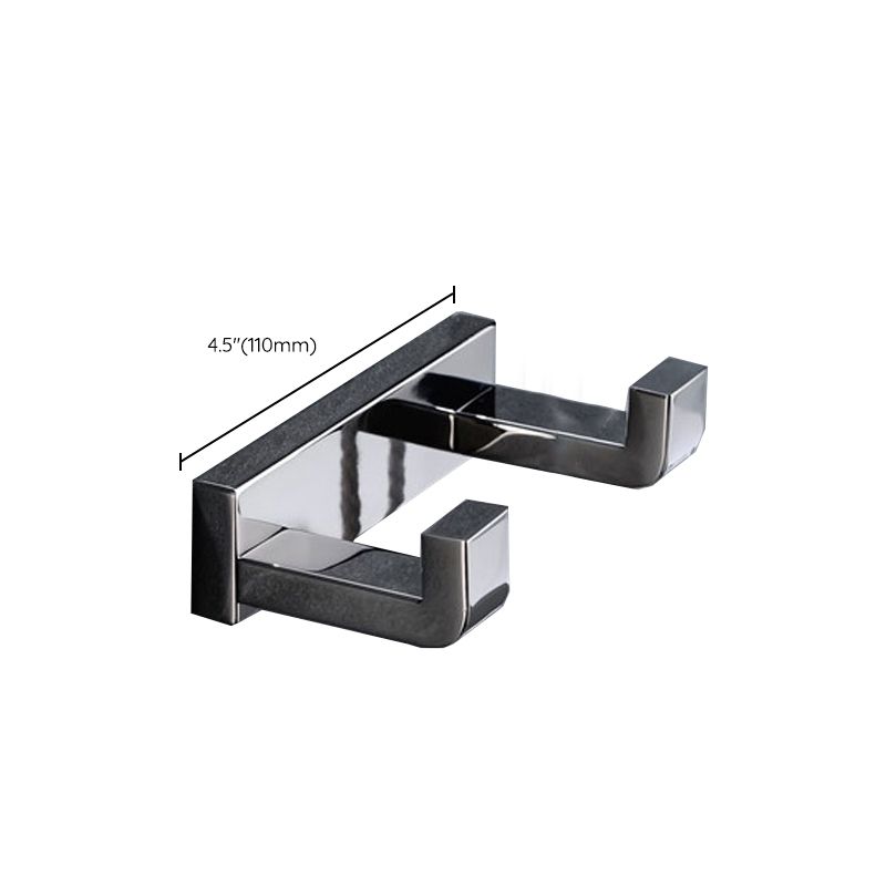 BowLift | Polished Chrome Modern Bathroom Accessory Set made of Stainless Steel Towel Holder/Soap Dish
