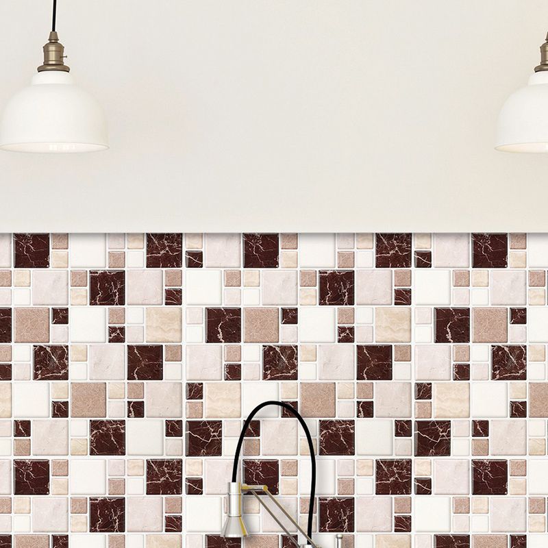 BowLift | Pattern Matte Color Stone Peel and Stick Mosaic Tile Peel and Stick Tile Set of 2