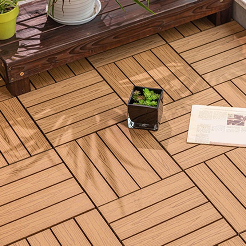 BowLift | Classic wooden tiles for garden patio flooring to lay