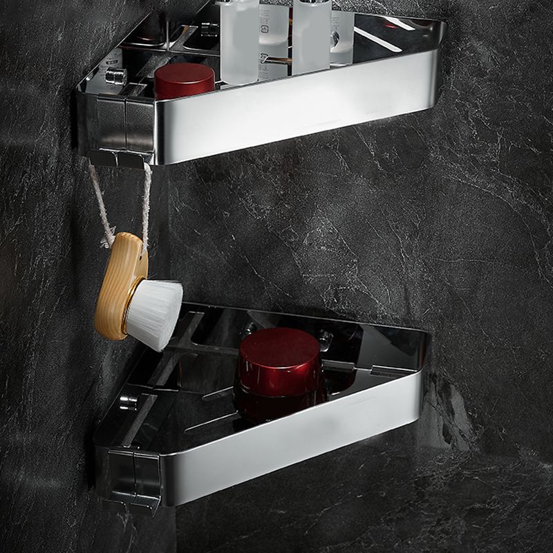 BowLift | Stainless Steel Bathroom Accessory Set Modern Triangle Basket