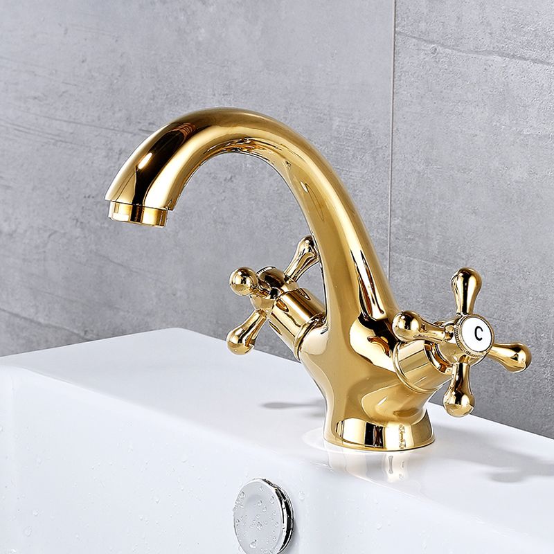 BowLift | Bathroom Accessories Faucet Double Cross Handle Low Arc Industrial Sink Faucet