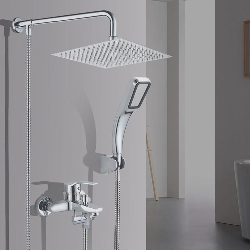 BowLift | Modern Showerhead Combination Double Showerhead Stainless Steel Wall Mounted Showerhead