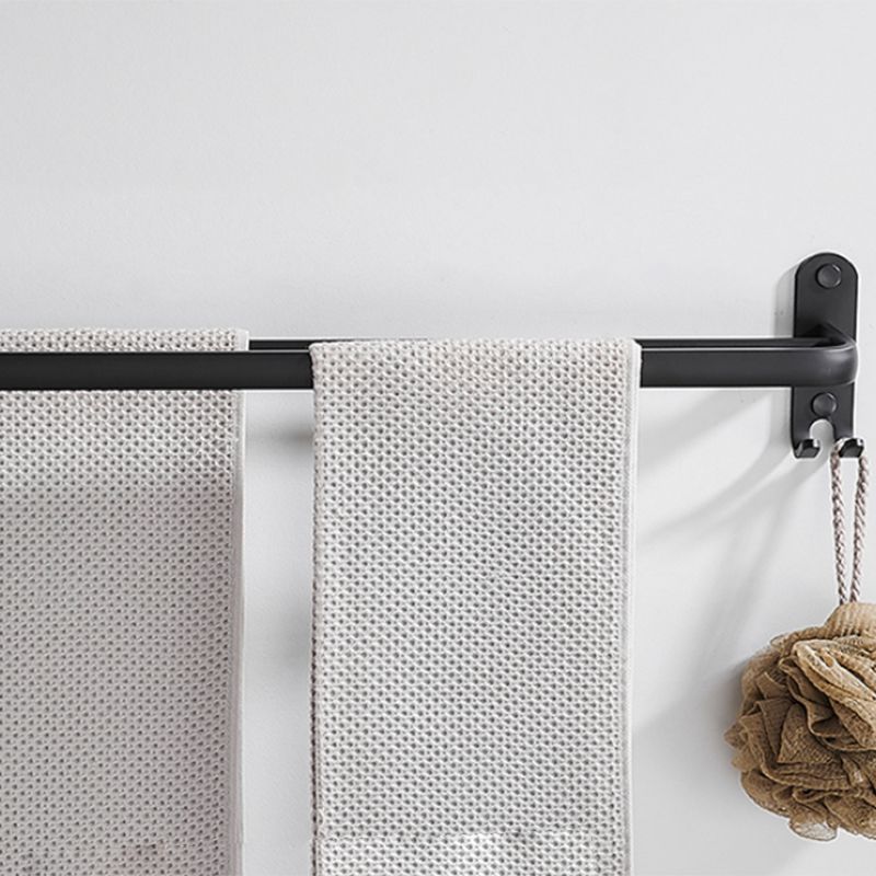 BowLift | Modern Bathroom Accessories Set Black Towel Bar Paper Holder Bathroom Accessories Kit