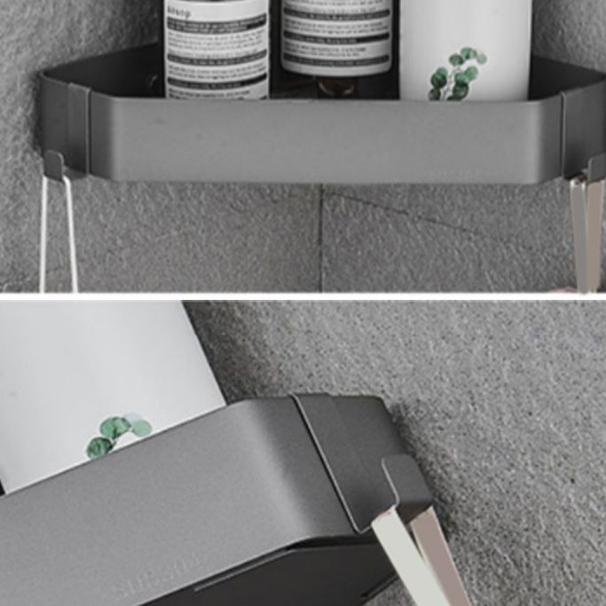 BowLift | Stainless Steel Bathroom Accessory Set Modern Triangle Basket