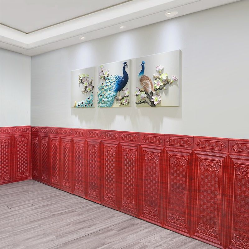 BowLift | Wall Panel 3D embossed Peel and Stick waterproof back panels for living room