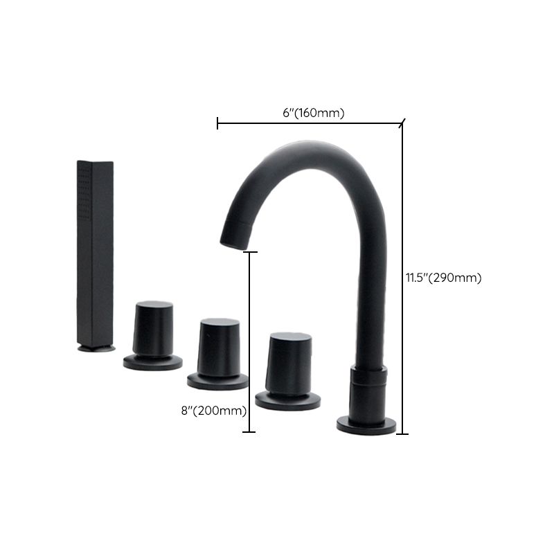 BowLift | Contemporary Style Bathroom Faucet Metal Deck Mounted Bathroom Faucet
