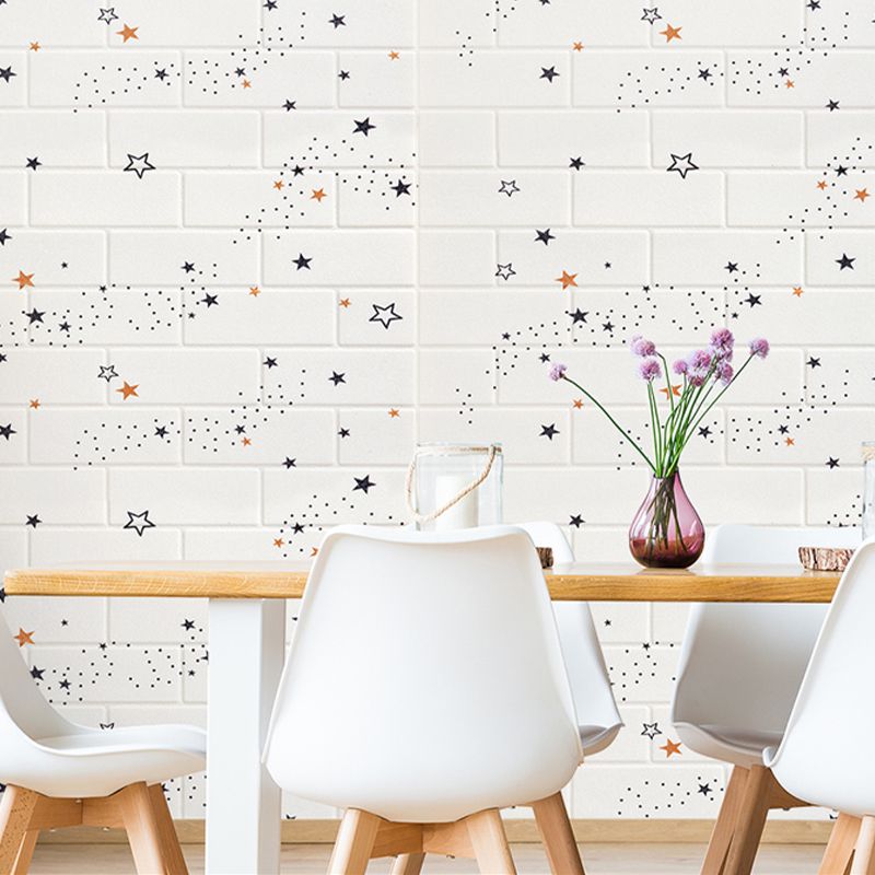 BowLift | XPE Foam Wall Cladding Star Pattern Square Waterproof Wall Cladding for the Living Room
