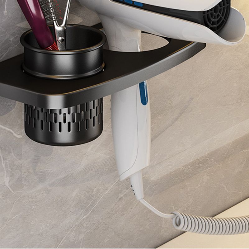 BowLift | Modern black metal bath hardware set towel bar bathroom hardware set