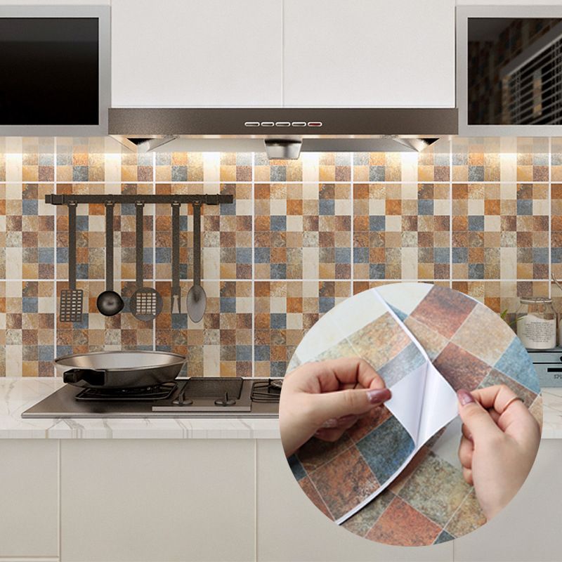 BowLift | Peel & Stick Tiles Square Stain Resistant Plastic Peel and Stick Tiles for Kitchen 20 Pack