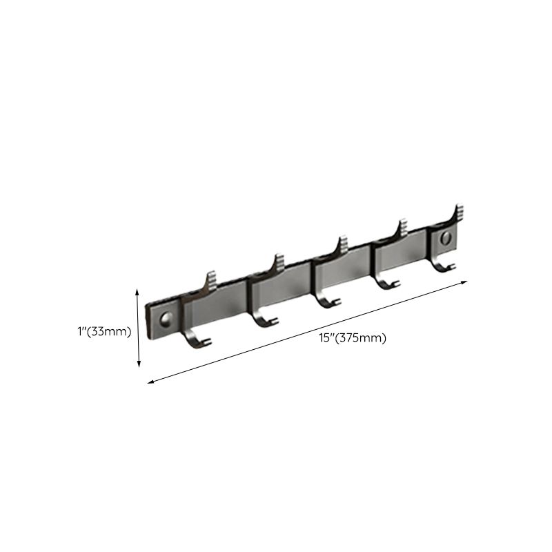 BowLift | Contemporary bathroom accessory set with black finish and bath shelf/towel bar