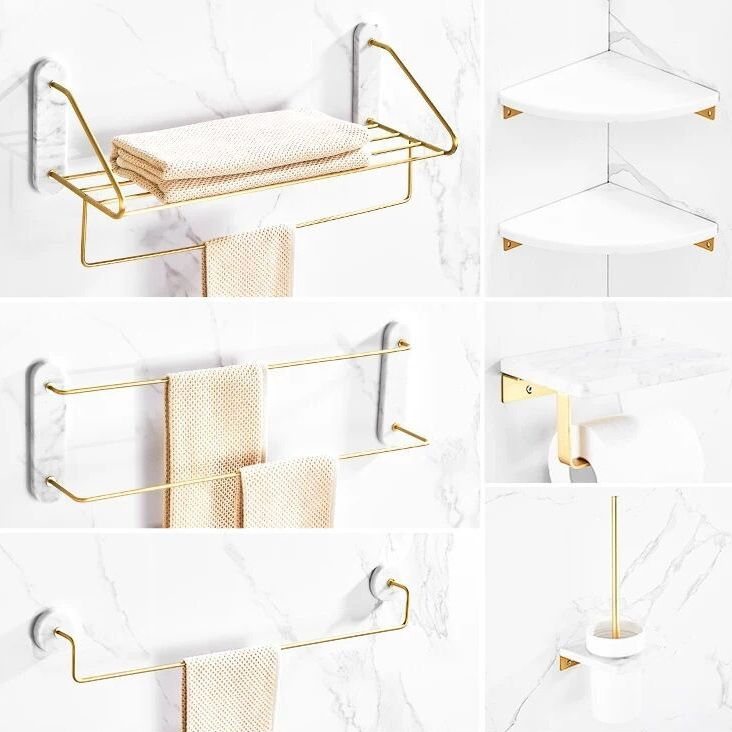 BowLift | Modern bathroom accessories as a single piece or as a set in marble and metal