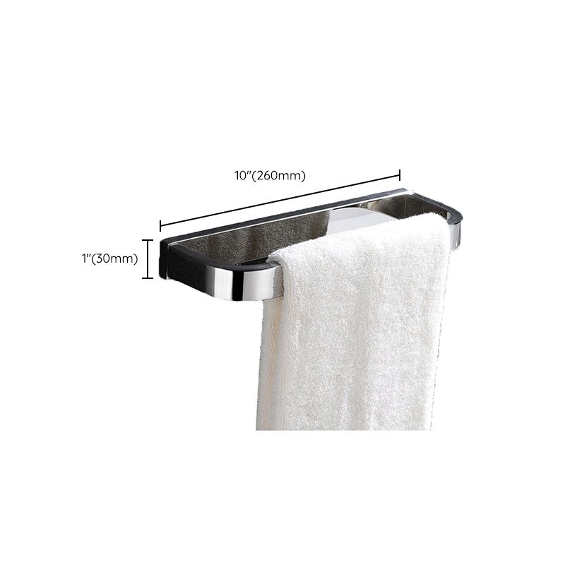 BowLift | Polished Chrome Modern Bathroom Accessory Set made of Stainless Steel Towel Holder/Soap Dish