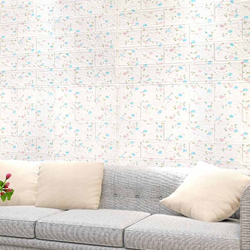 BowLift | Farmhouse Beadboard PVC Wall Access Panel Peel and Stick Wall Tile Set of 2