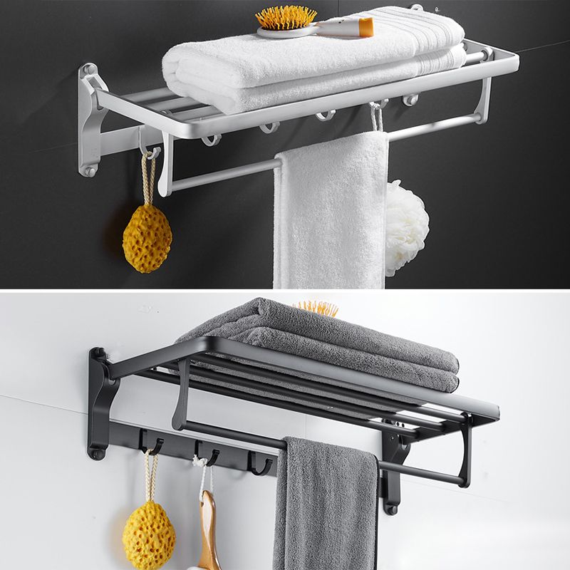 BowLift | 6-piece contemporary bathroom accessory set bathroom shelf/towel bar paper holder included