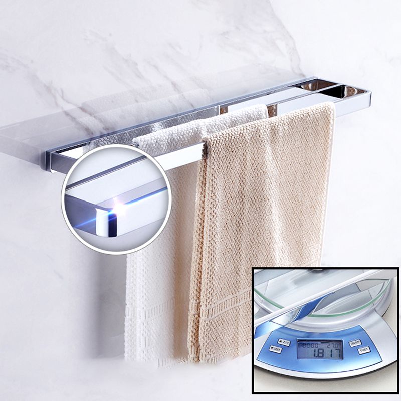 BowLift | Polished Chrome Bathroom Accessory Set Modern Brass Bathroom Accessory Kit