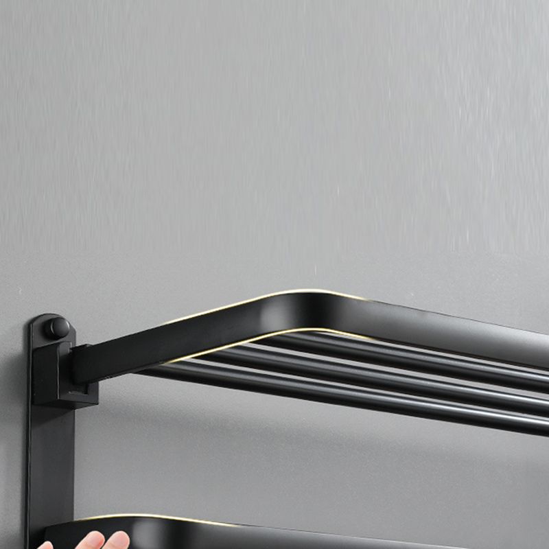 BowLift | Modern Bathroom Accessory Set Black Soap Dish Bath Shelf Bathroom Set