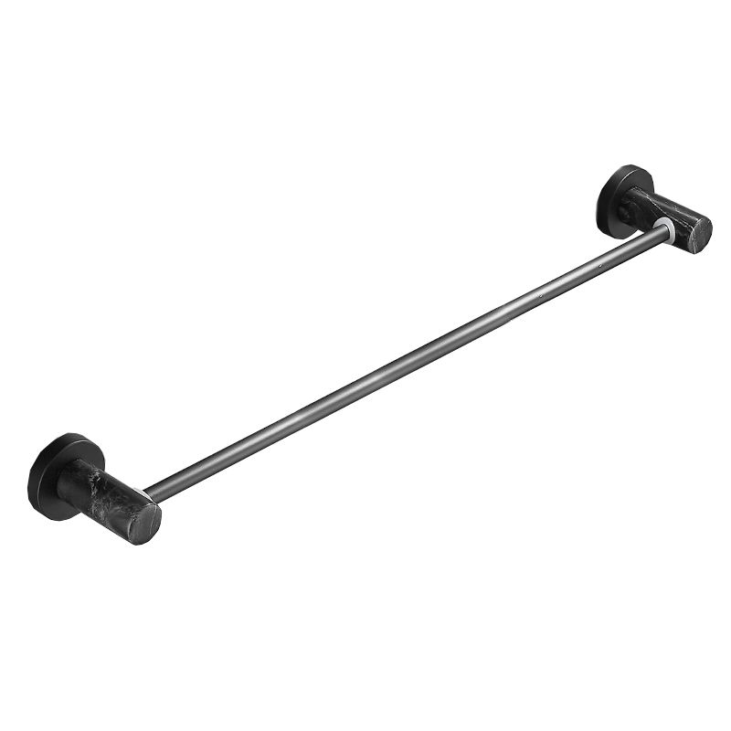 BowLift | Metal and marble bathroom accessories as a single piece or as a set in black