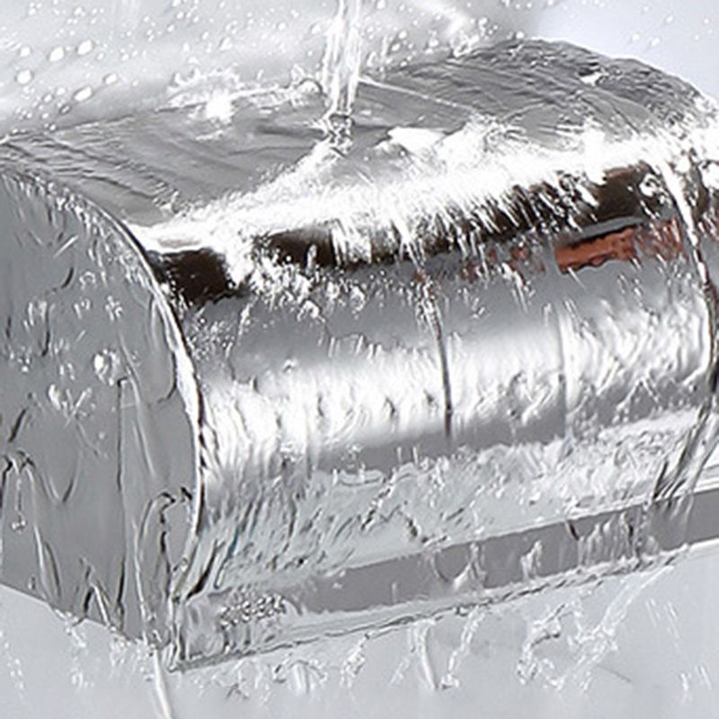 BowLift | Classic Polished Chrome Bathroom Accessory Set Towel Rail/Paper Holder/Bathrobe Hook Included