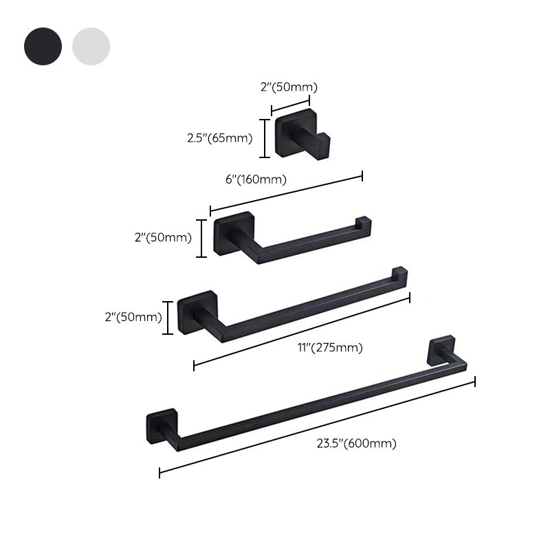 BowLift | Stainless Steel Bathroom Fittings Modern Style Simple Bathroom Fitting Set