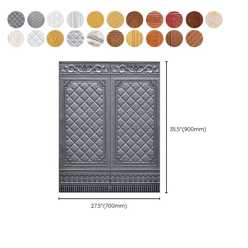 BowLift | Wall Panel 3D embossed Peel and Stick waterproof back panels for living room